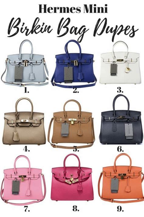 dupe hermes birkin|hermes birkin inspired bag.